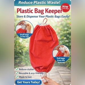 NEW! Handmade Plastic Bag Dispenser